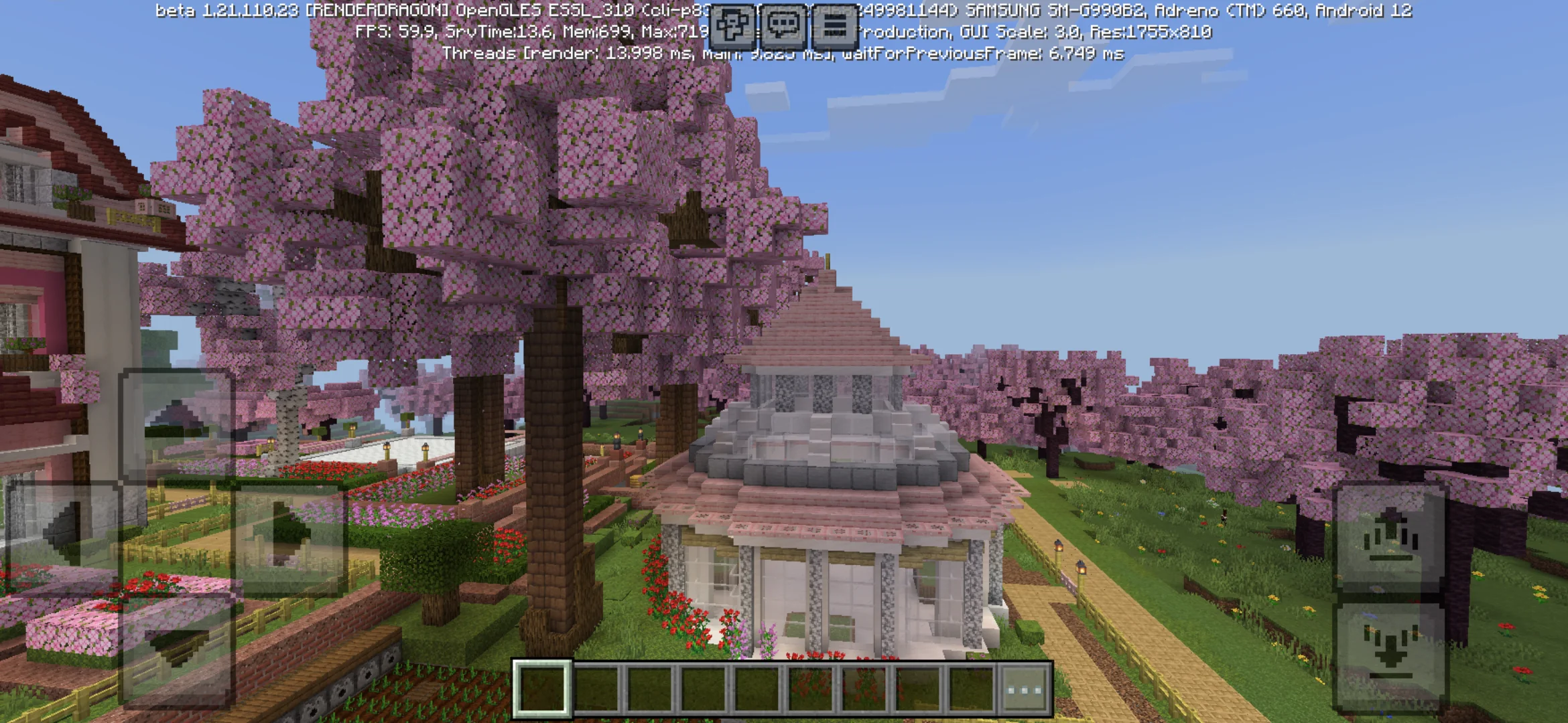 Territory from Pink House Map for Minecraft PE