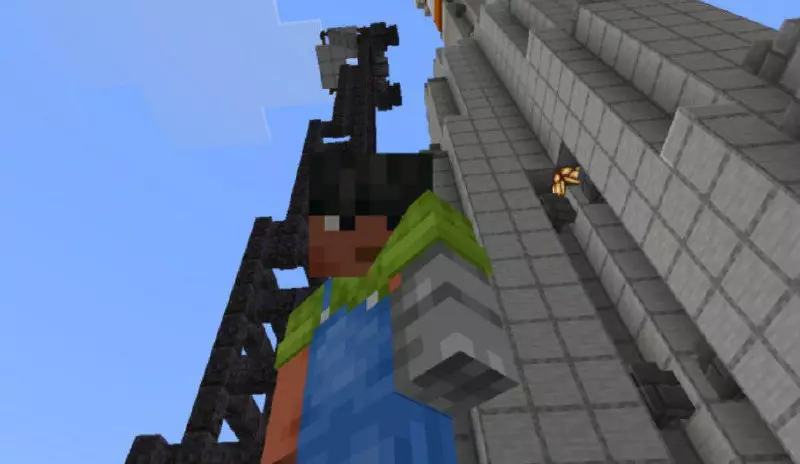 Territory from Space Rocket Map for Minecraft PE