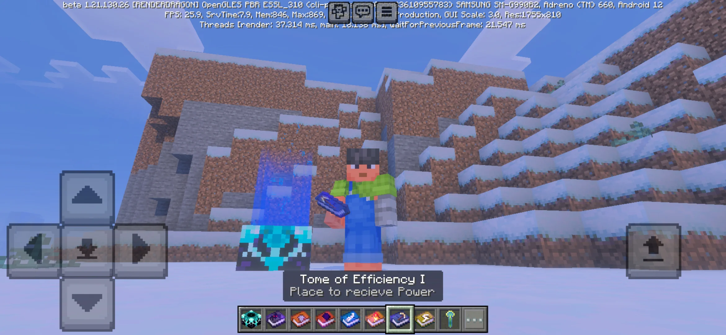 Tome from Bewitched Mod for Minecraft PE