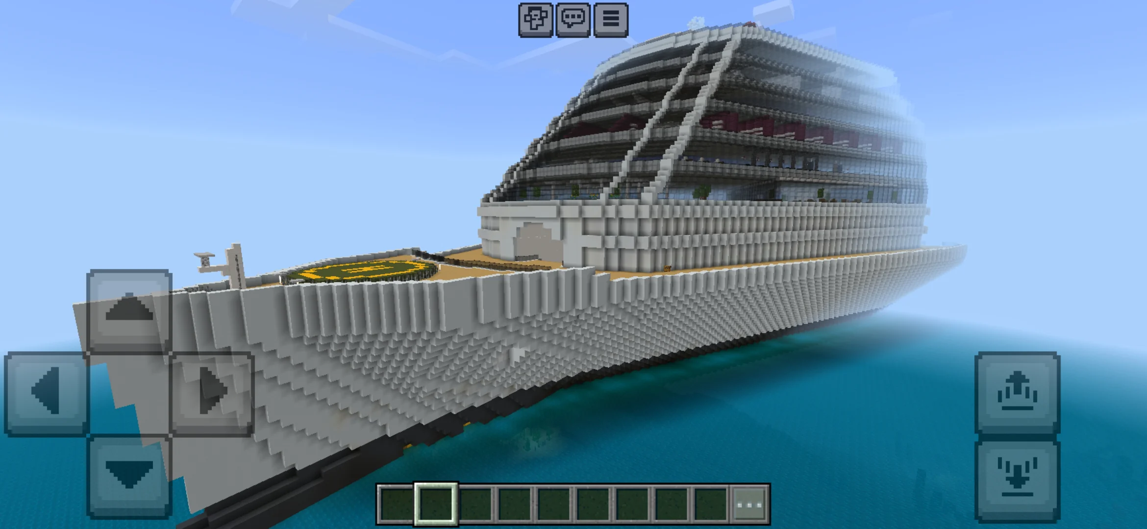Top View from Cruise Map for Minecraft PE