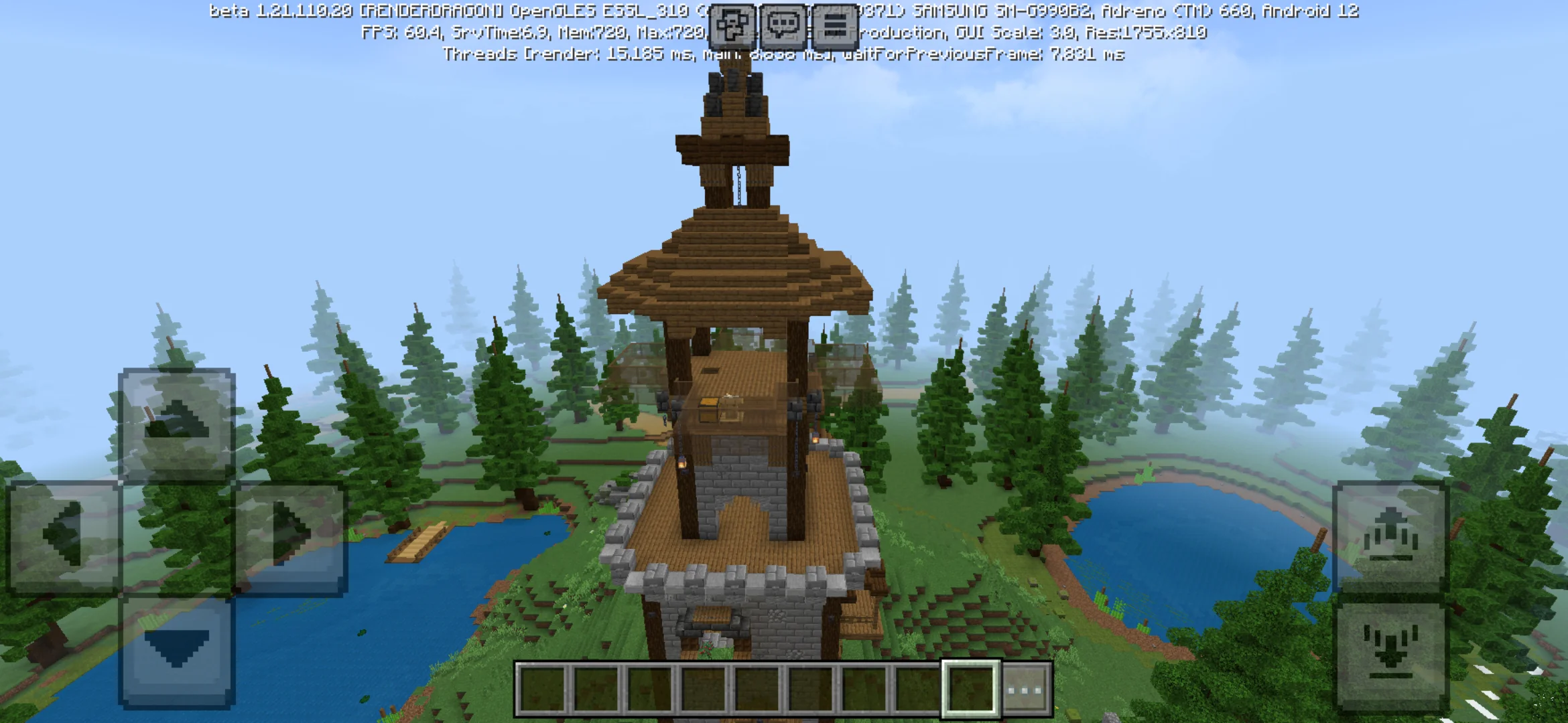 Tower from Continent Survival Map for Minecraft PE