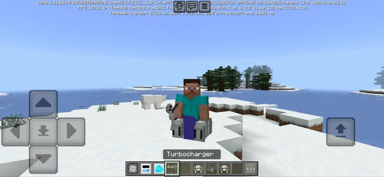 Turbocharger from Attack on Titan Mod for Minecraft PE