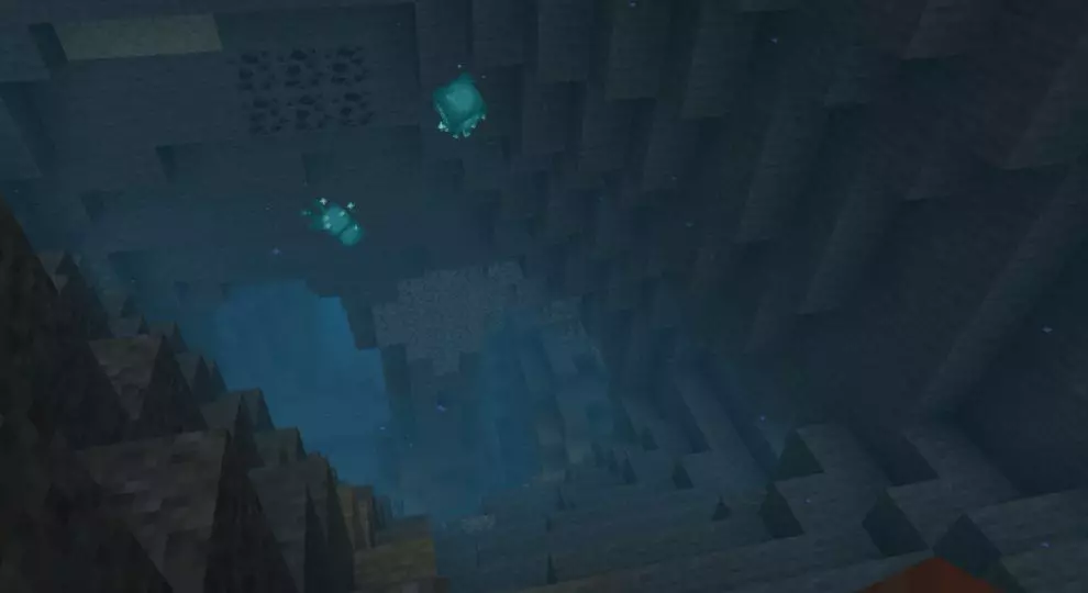 Underwater from Bicubic Shaders for Minecraft PE