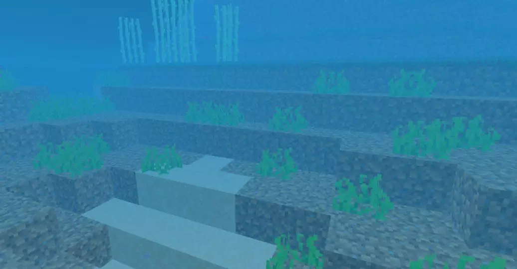 Underwater from Zebra Shaders for Minecraft PE