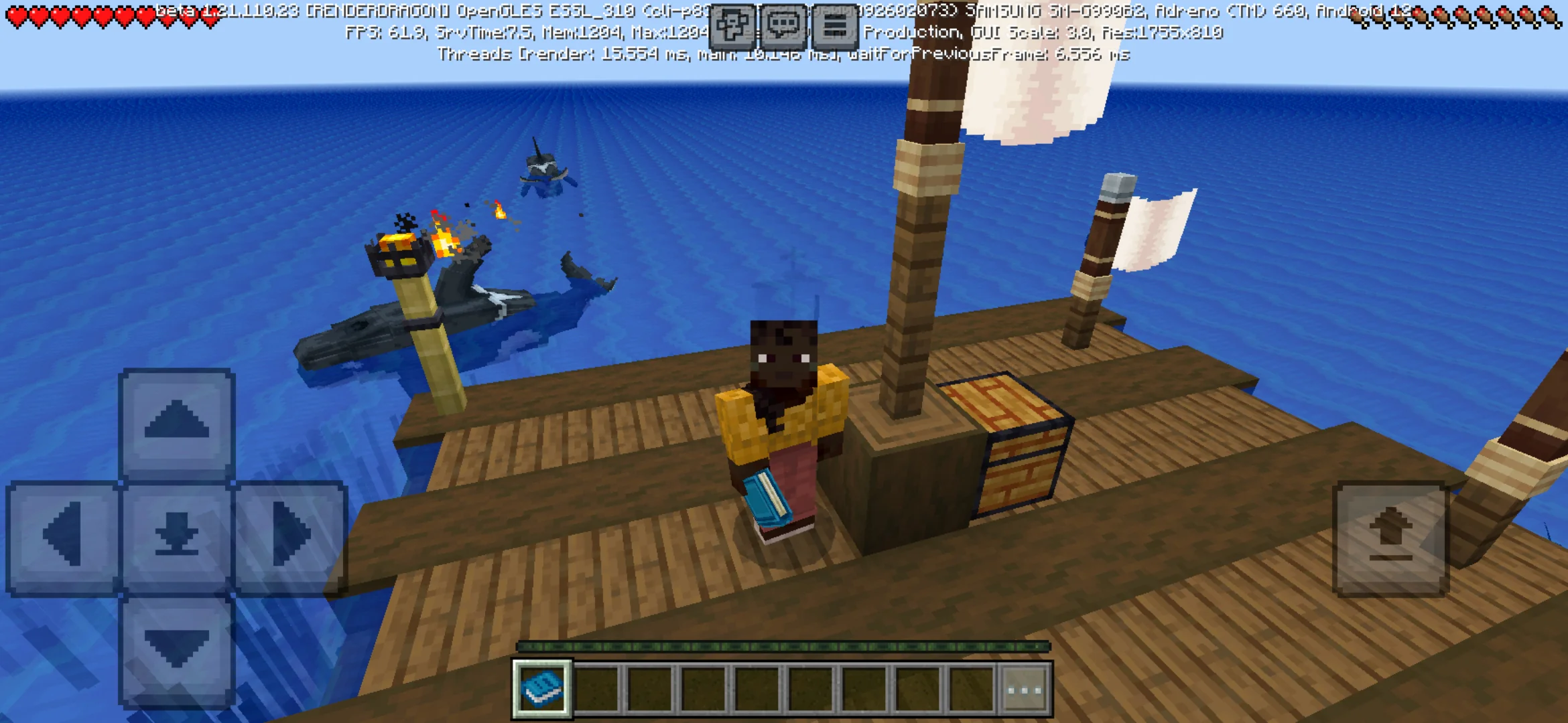 Updated from from Raft Survival Map for Minecraft PE