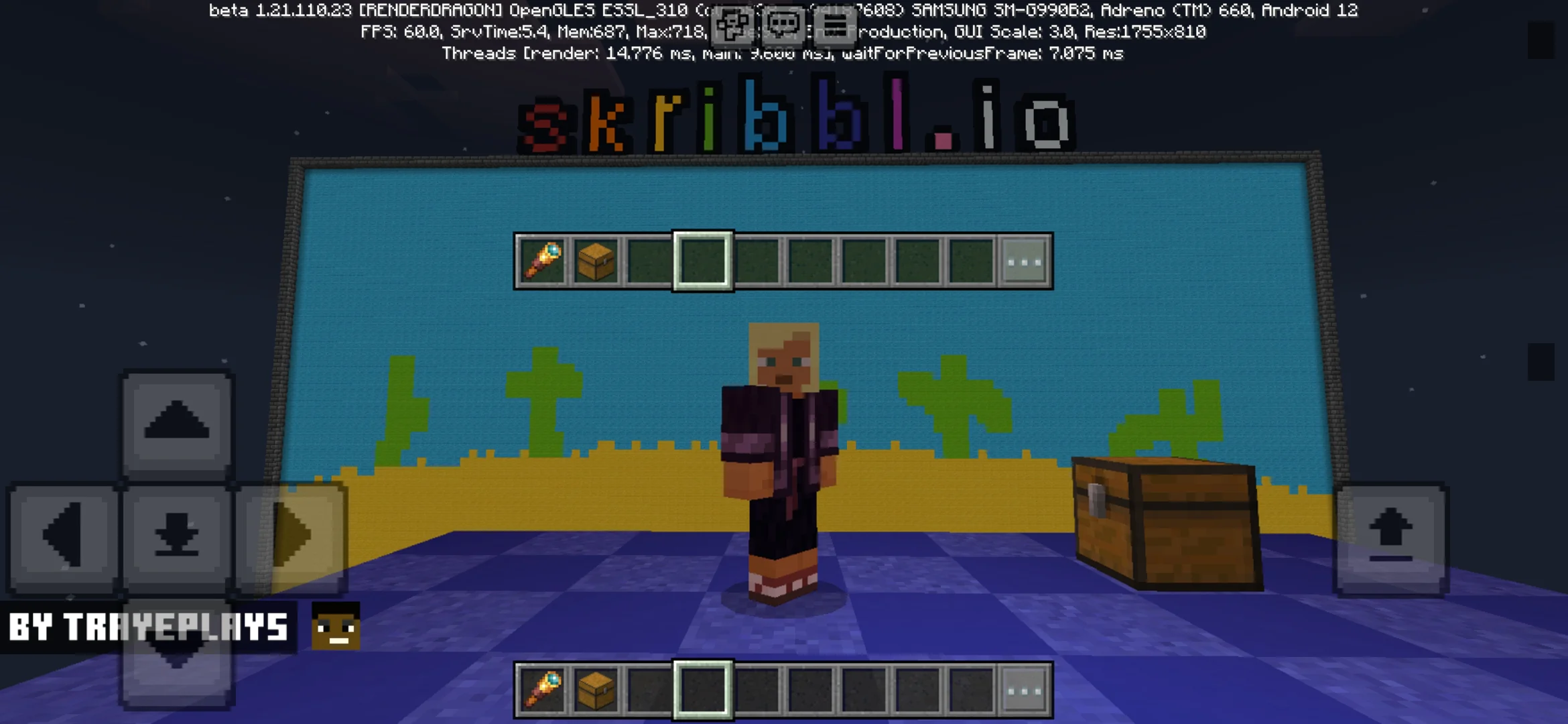 Use from Skribbl Map for Minecraft PE