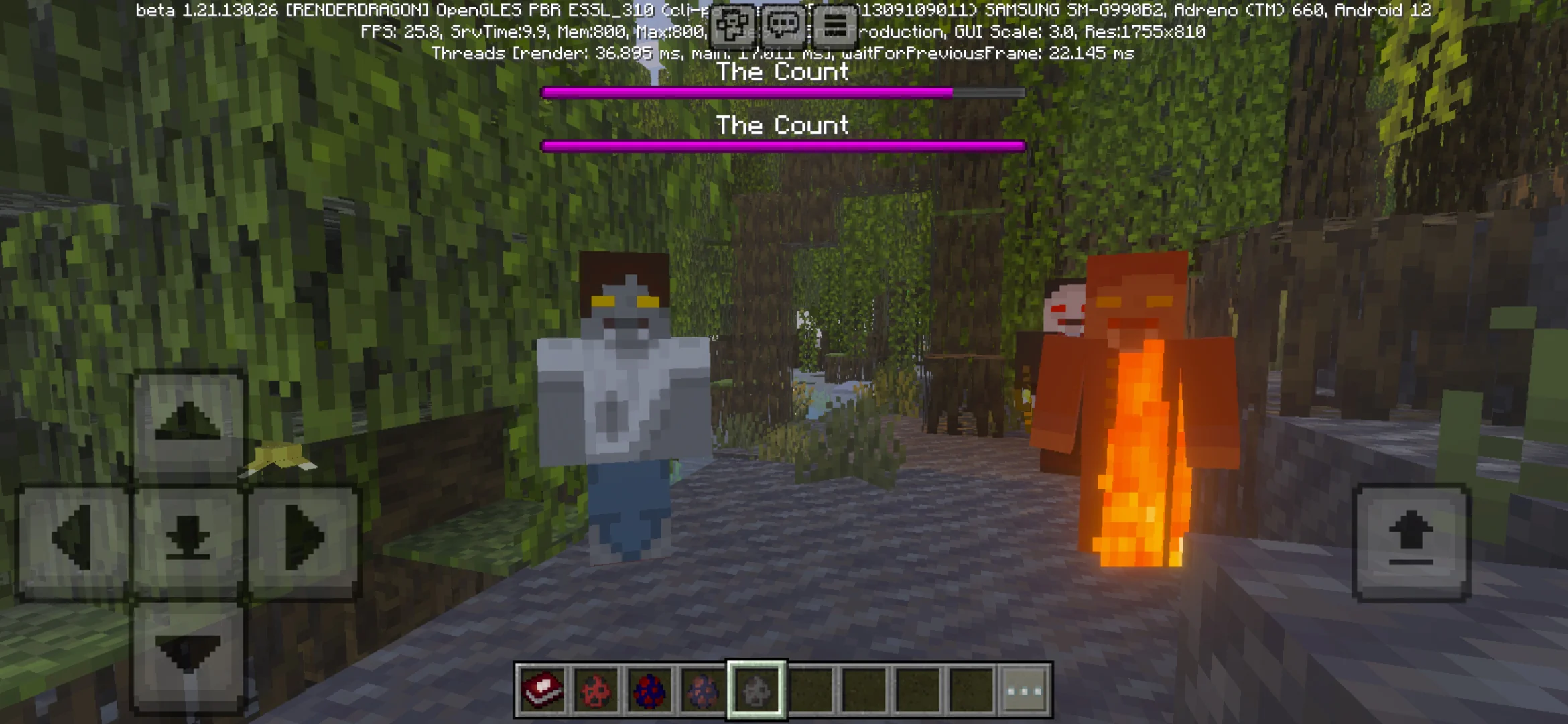 Vampires from Vampire Mod for Minecraft PE