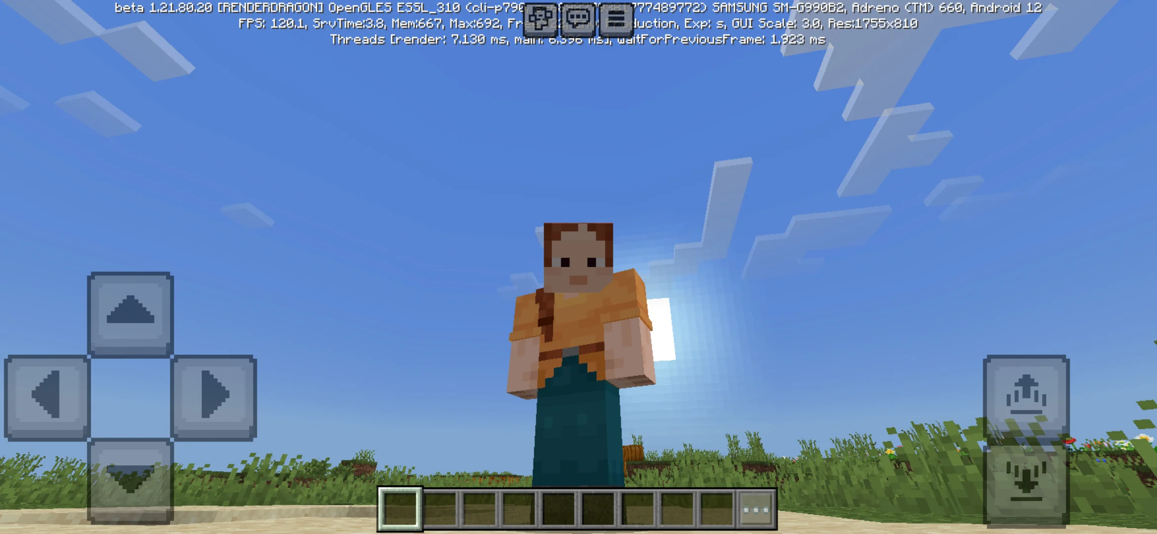 Vanilla PBR from Sky Texture Pack for Minecraft PE