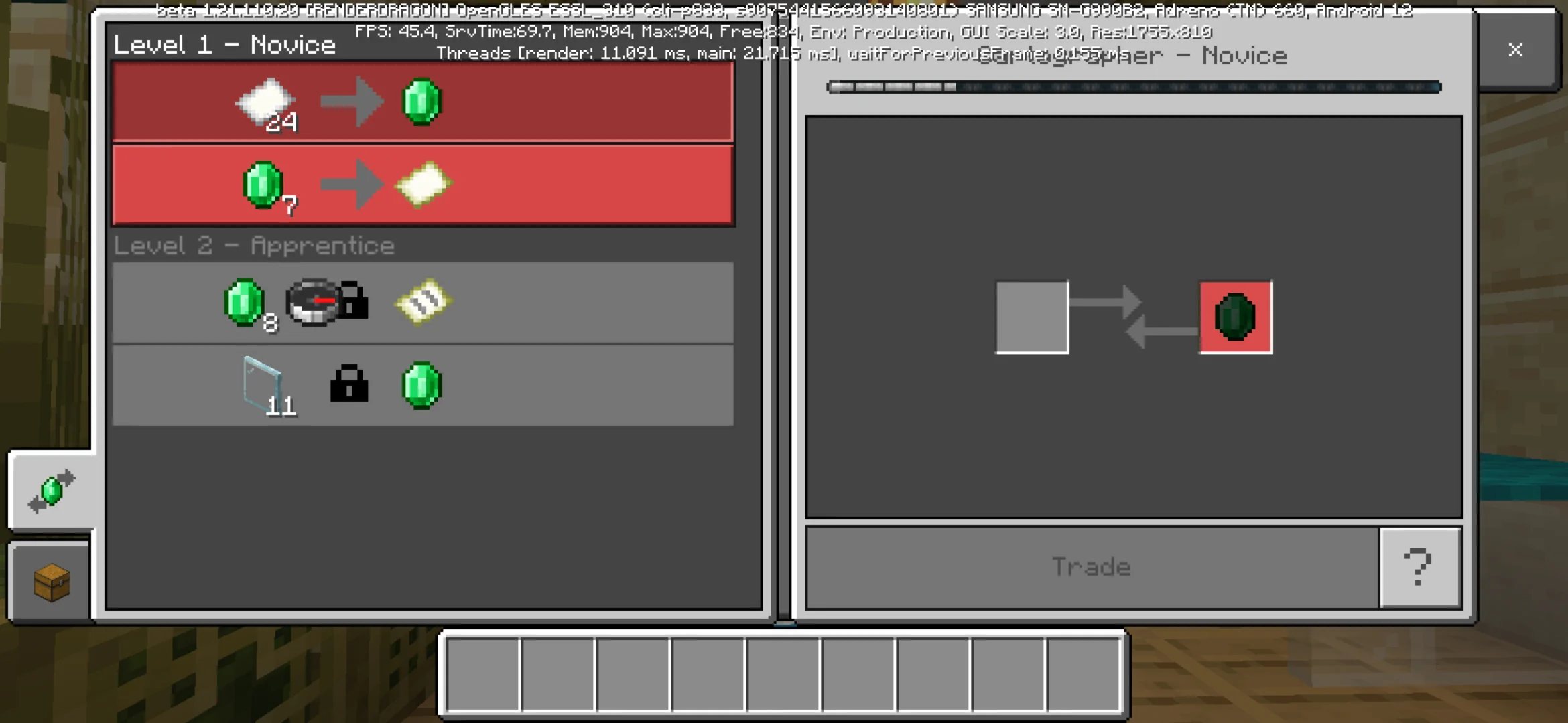 Variants from Cityscapes Las Vegas Map for Minecraft PE
