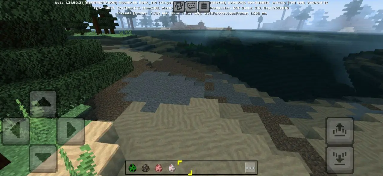 Water from Apple Shader for Minecraft PE
