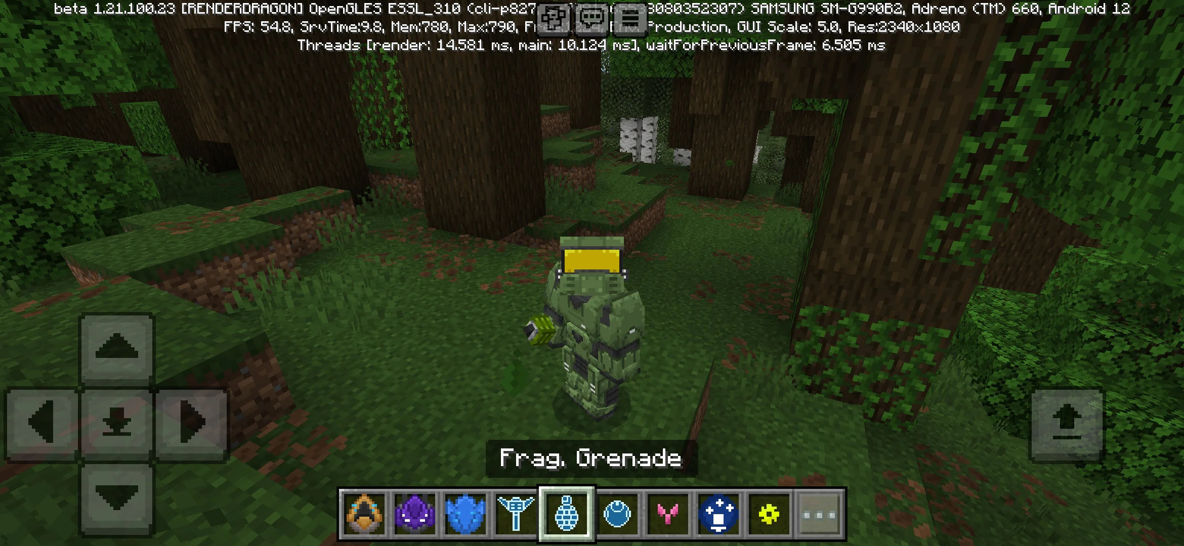 Weapon from SERP HaloBe Mod for Minecraft PE