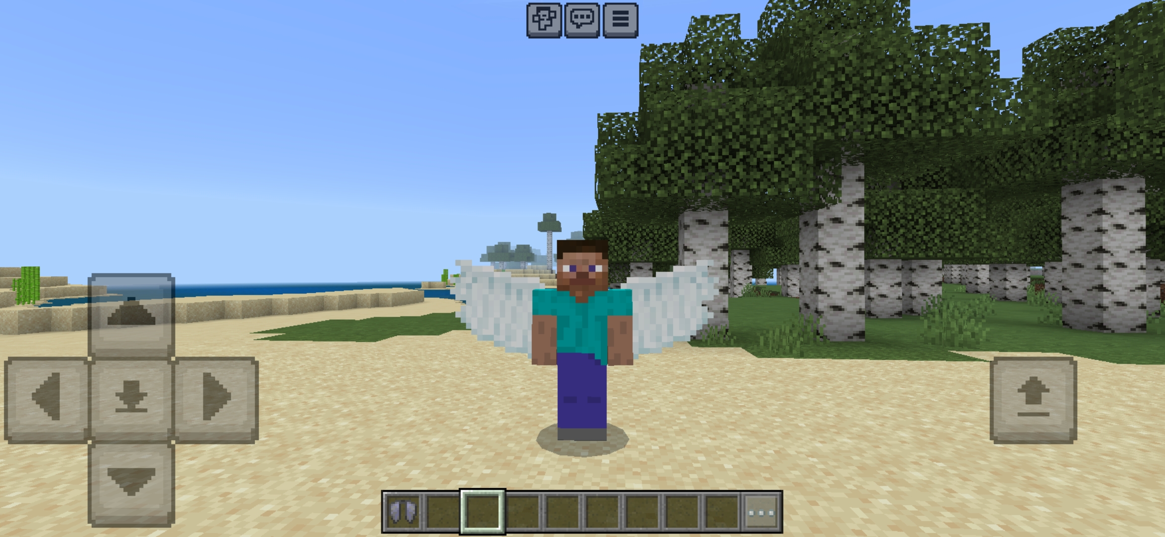 Wings from Cakes Cosmetic Texture Pack for Minecraft PE